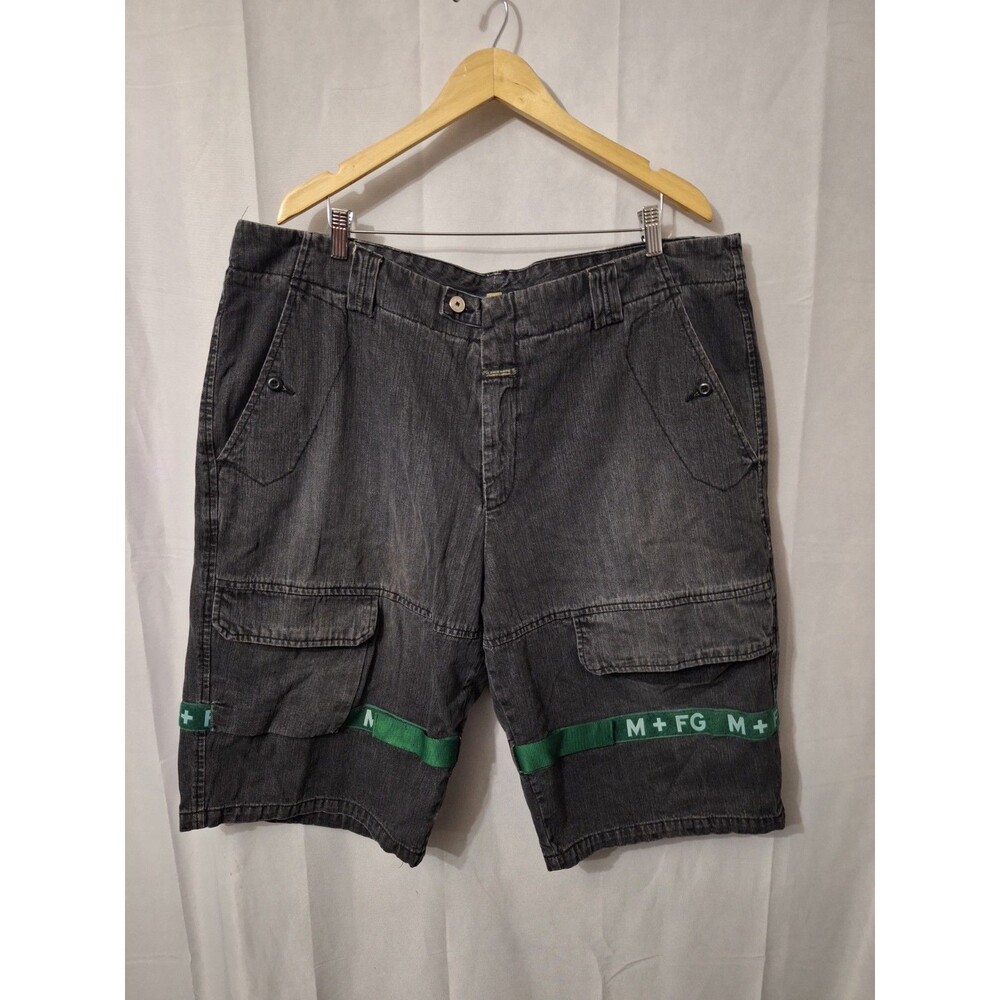 Vtg Y2K Marithe Francois Girbaud Baggy Denim Shorts Men's 42 Shuttle Tape Cargo